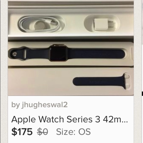 Apple Accessories - SCAM: APPLE WATCH SERIES 3 W/ # 646-387-3592